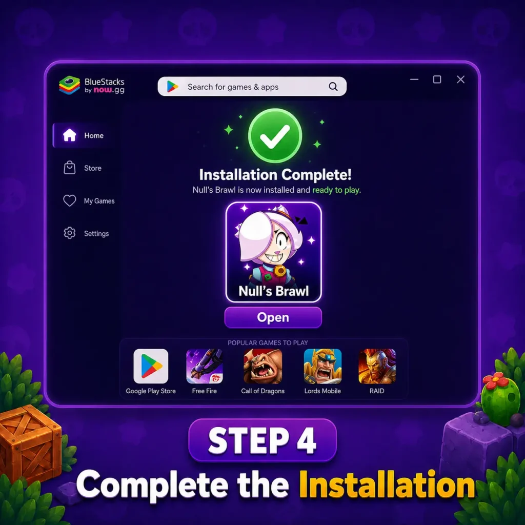 Nulls Brawl PC 6 Installation of NB for pc step 4