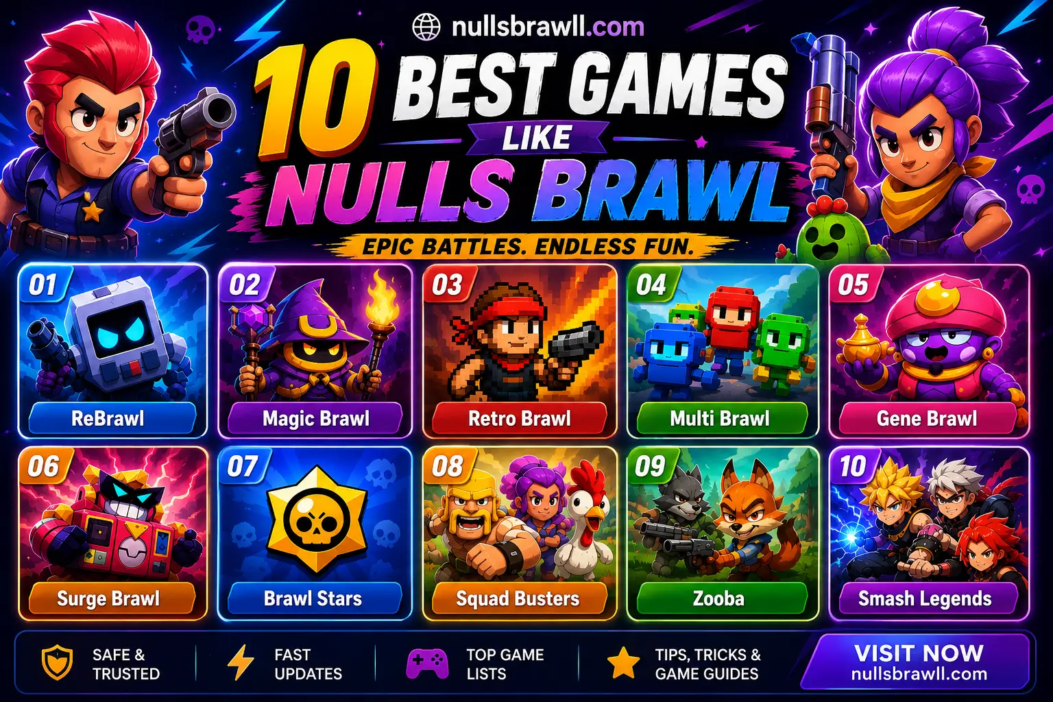 Best Games Like Nulls Brawl to Play 2 GAMES LIKE NULLS BRAWL 4
